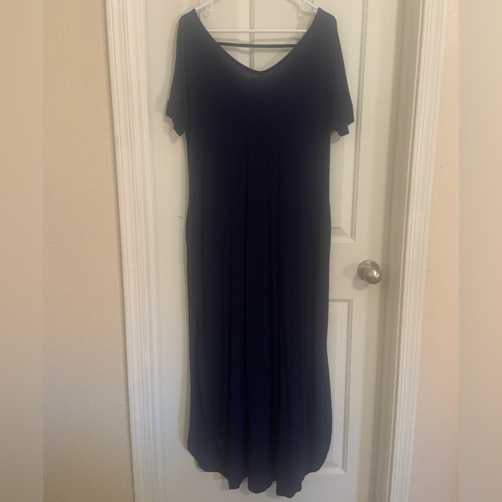 Navy blue maxi